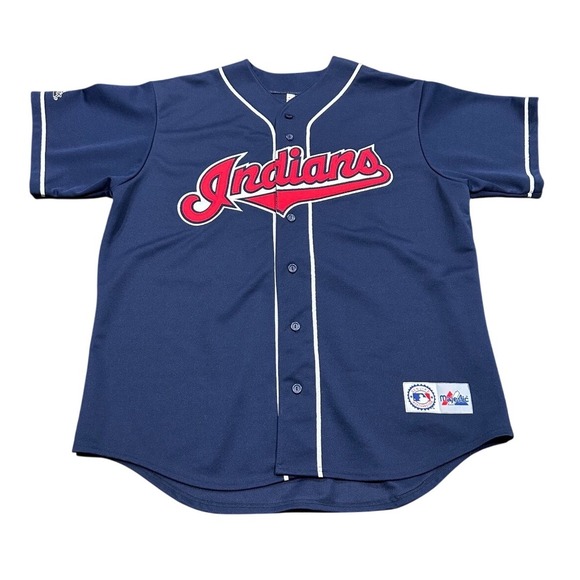 Majestic Other - Vintage Majestic Cleveland Indians Eddie Murray 33 Navy Baseball Jersey Mens XL